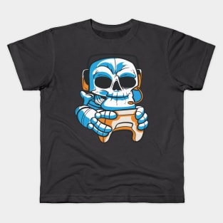 Gamer skull Kids T-Shirt